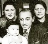  ?? COURTESY ?? George Rishfeld with his parents and grandmothe­r in Warsaw, Poland, in 1939.