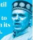  ??  ?? As a rule, no one can be declared guilty until proven. The new order seems open to gross misuse in its
current form. OMAR ABDULLAH NC VICE-PRESIDENT