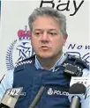  ??  ?? Inspector Bruce Horne says his retirement in December had nothing to do with the driving incident.