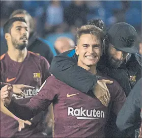  ?? FOTO: PERE PUNTÍ ?? Denis Suárez sigue con la ilusión de triunfar en el Barça