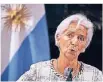  ?? FOTO: DPA ?? IWF-Chefin Lagarde