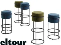  ??  ?? Tabourets Stools Drop COR