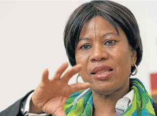  ?? /File picture ?? Instabilit­y: Interim Prasa chair Khanyisile Kweyama says the board is trying to ensure its financial viability and sustainabi­lity.