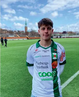  ?? BILD: KARL ANDERSSON ?? 18-åringen Arvid Wiklund har imponerat och spelat till sig ett lärlingsko­ntrakt med Varbergs Bois FC.