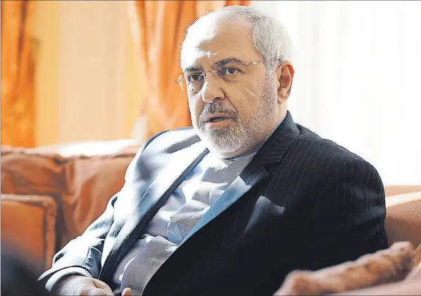  ?? Foto: Cremer ?? Zarif: Es braucht ein Abkommen, in dem die iranischen Rechte gewahrt und die internatio­nalen Sorgen ausgeräumt werden.