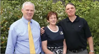  ?? Pics: ?? Sligo County Council CEO Ciaran Hayes, Kathleen McTiernan and Director of Services, Tom Kilfeather at retirement. Charlie Brady.