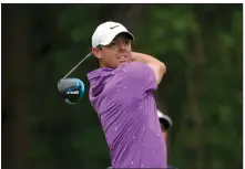  ?? (AP/Nick Wass) ?? Rory McIlroy is the 16th seed going into this week’s Tour Championsh­ip in Atlanta. He’ll start eight shots behind top seed Patrick Cantlay in the tournament’s staggered system.