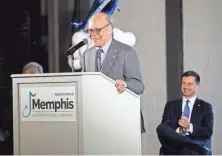  ?? STU BOYD II/
THE COMMERCIAL APPEAL ?? U.S. Rep. Steve Cohen speaks at the grand opening of a deicing facility at Memphis Internatio­nal Airport on
Nov. 29 in Memphis.