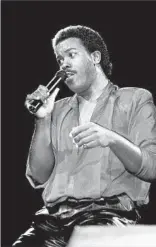  ?? Raymond Boyd Getty Images ?? IN THE GROOVE Saleem performs in Merrillvil­le, Ind., in 1984. He produced Whitney Houston’s first big hit.