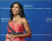  ?? CHERISS MAY / SIPA USA ?? Omarosa Manigault Newman appeared on a Sunday news show to discuss tapes she says she has of her firing from her White House job.