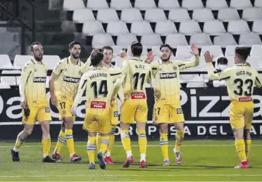  ?? // RCDE ?? Los jugadores del Espanyol ya vuelven a celebrar imágenes como esta en los partidos