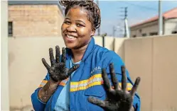  ?? Picture: SUPPLIED ?? CRITICAL THINKING: Ludo Ntshiwa, of Botswana, has created an environmen­tally friendly clean fuel that harnesses the green energy of biowaste to produce a renewable energy source for heat production as a substitute for charcoal.