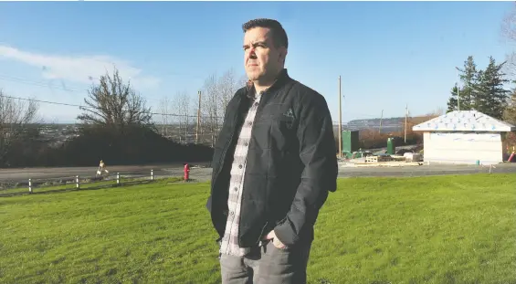  ?? NICK PROCAYLO ?? Semiahmoo First Nation Chief Harley Chappell says lack of potable water has been a factor in people leaving the community for decades.
