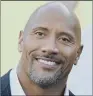  ??  ?? DWAYNE JOHNSON: The actor earned £48.8m in the year from June 2015 to June 2016.