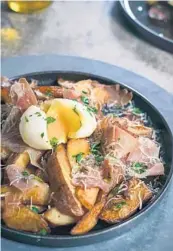  ?? TON GOMES/COURTESY PHOTOS ?? The truffled Pico fries are thick cut and rustic, layered with proscuitto and Pecorino Romano with a soft egg on top.