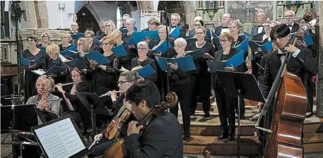  ?? | PHOTO : ARCHIVES OUEST-FRANCE ?? Le choeur Les Vents de la mer est en concert à Cléguer, ce dimanche.