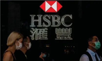  ?? Photograph: Isaac Lawrence/ AFP/Getty Images ?? HSBC also announced a major executive reshuffle as part of its shift to operations in Hong Kongand China.