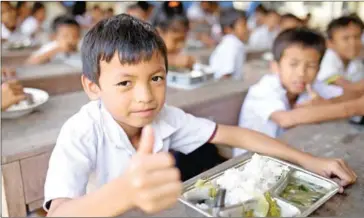  ?? SUPPLIED ?? The programme has offered nutritious hot breakfasts for more than 270,000 students.