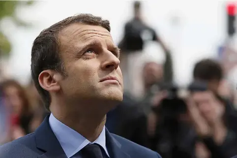  ??  ?? Emmanuel Macron is expected to triumph over Marine Le Pen to take the French presidency on 7 May