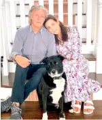  ??  ?? PAUL and wife Nancy Shevell with their rescue dog, Rose.