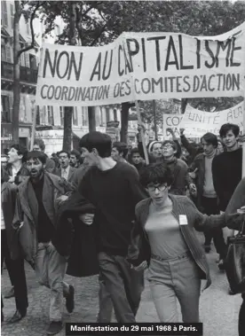  ??  ?? Manifestat­ion du 29 mai 1968 à Paris.