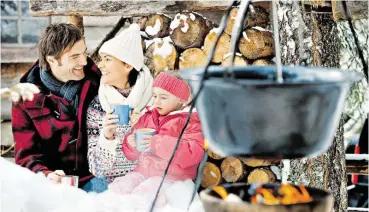  ?? BILD: SN/KESSELGRUB ?? Winterlich­e Wohlfühlta­ge im Familienho­tel Kesselgrub in Altenmarkt.