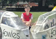  ??  ?? Speedy: Avenel Primary School student Finbar O’Sullivan clocked the fastest lap time at this year’s event.