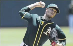  ?? BEN MARGOT/THE ASSOCIATED PRESS/FILES ?? The New York Yankees acquired Oakland A’s starting pitcher Sonny Gray at the deadline for this season’s playoff push, but he’ll be under the team’s control through 2019.