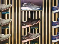  ?? CARLOS OSORIO/TORONTO STAR ?? Asics’ two-story Canadian flagship opens on Queen St. W.