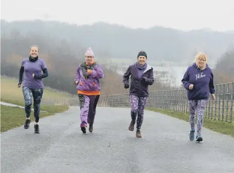  ?? ?? Saturday’s Herrington Country Park parkrun group is looking for more female runners. Below, run director Lisa Form.