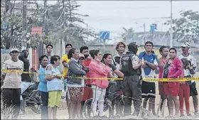  ?? ?? Los moradores de Los Tubos estaban asustados. Comentaron que nunca antes habían visto a un hombre descuartiz­ado.