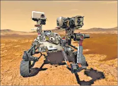  ??  ?? Name the rover that just landed on Mars.
AP