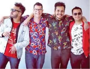  ??  ?? RENOVACIÓN. Los integrante­s de Yahuarsoni­cos muestran una imagen fresca y jovial en este nuevo disco.