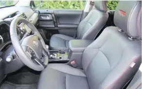  ??  ?? 2018 Toyota 4Runner TRD Pro interior