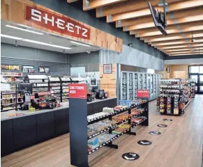 ?? PHOTOS BY KYLE ROBERTSON/COLUMBUS DISPATCH ?? Sheetz is opening its first store in central Ohio in Delaware, pictured Thursday. Eventually Sheetz plans to have 50 stores in central Ohio and employ 1,500 workers.