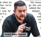  ?? ?? Coach Marc Steutel