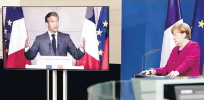  ?? REUTERS ?? Ideja proizašla od strane Francuske (Macron) i Njemačke (Merkel) podrazumij­eva da će Unija trajati vječno