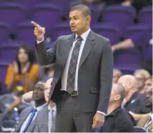  ?? Darryl Webb / Associated Press ?? Phoenix fired head coach Earl Watson after only three games this season. Watson’s lone full season was 2016-17.