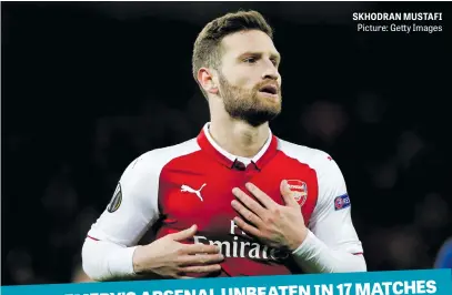  ?? Picture: Getty Images ?? SKHODRAN MUSTAFI