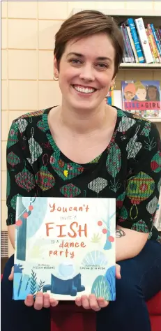  ?? SCOTT ANDERSON/SOUTHWEST BOOSTER ?? Jessica Williams read from her latest children’s book You Can’t Invite a Fish to a Dance Party during a special event at the Swift Current Library on December 7.