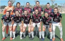  ?? ?? Once inicial del Huesca ayer en el campo del Riudoms catalán.