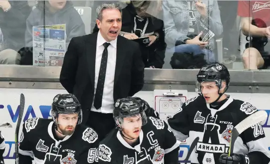  ?? JOHN MAHONEY ?? Blainville-Boisbriand Armada head coach and general manager Joël Bouchard is considered a favourite for a job with the Canadiens next season — either as head coach of the AHL-affiliate Laval Rocket or in a management role with the Habs — and could join...