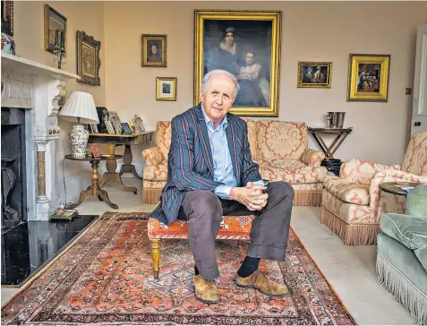  ?? ?? Alexander McCall Smith at his home in Merchiston, on the south-west side of Edinburgh. The No. 1 Ladies’ Detective Agency author also owns a home on a sea loch in Argyll, on the west coast