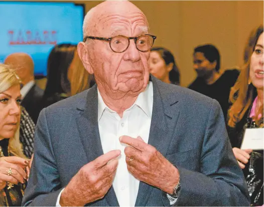  ?? Lev Radin / Alamy ?? News Corp executive chairman Rupert Murdoch.