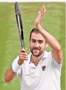  ??  ?? El croata Marin Cilic