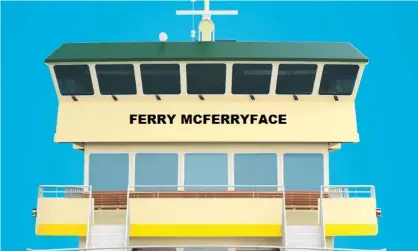  ??  ?? Sydney Ferries has announced plans to name a ferry Ferry McFerryfac­e. Photograph: Sydney Ferries