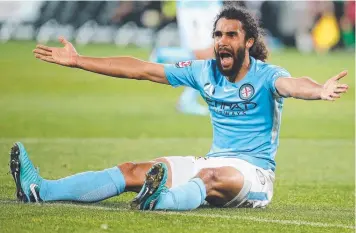  ?? Picture: MICHAEL KLEIN ?? LOYAL: Melbourne City’s Osama Malik says his team has plenty of fight.