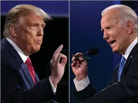  ?? BRENDAN SMIALOWSKI AND JIM WATSON — AFP VIA GETTY IMAGES/TNS ?? The court has ruled, voters will decide between Donald Trump and Joe Biden.