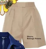  ??  ?? Shorts, Bottega Veneta