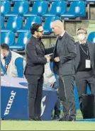  ?? FOTO: SIRVENT ?? Bordalás y Zidane se saludan